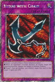 Kunai with Chain (V.1 - Platinum Secret Rare)⁣ - Quarter Century Bonanza⁣ (Platinum Secret Rare)⁣ [204] - El Duelista