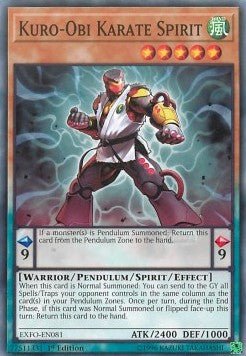 Kuro - Obi Karate Spirit⁣ - Extreme Force⁣ (Common)⁣ [081] - El Duelista