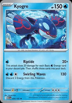 Kyogre - Mega Evolution (Rare) [MEG - 034] - El Duelista