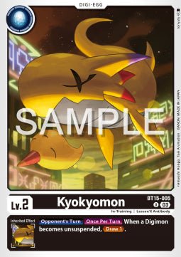 Kyokyomon (BT15 - 005)⁣ - Exceed Apocalypse⁣ (Uncommon)⁣ [005] - El Duelista