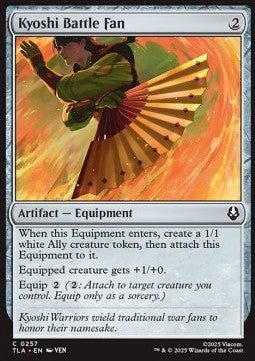 Kyoshi Battle Fan - Magic: The Gathering | Avatar: The Last Airbender (Common) [TLA - 257] - El Duelista