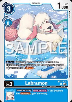 Labramon (BT17 - 021)⁣ - Secret Crisis⁣ (Common)⁣ [021] - El Duelista
