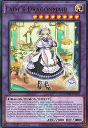Lady's Dragonmaid (V.1 - Ultra Rare)⁣ - Battles of Legend: Monster Mayhem⁣ (Ultra Rare)⁣ [049] - El Duelista