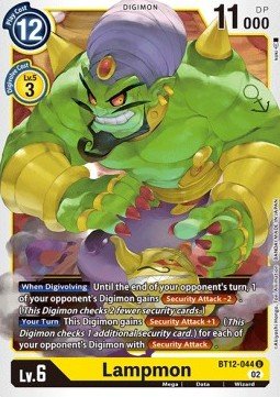 Lampmon (BT12 - 044)⁣ - Across Time⁣ (Uncommon)⁣ [044] - El Duelista