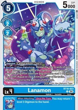 Lanamon (BT18 - 023)⁣ - Special Booster Ver 2.0⁣ (Common)⁣ [023] - El Duelista