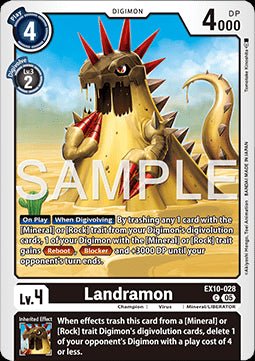 Landramon (EX10 - 028) (V.1) - Sinister Order (Common) [028] - El Duelista