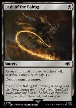 Lash of the Balrog - The Lord of the Rings: Tales of Middle - earth (Common) [LTR - 92] - El Duelista