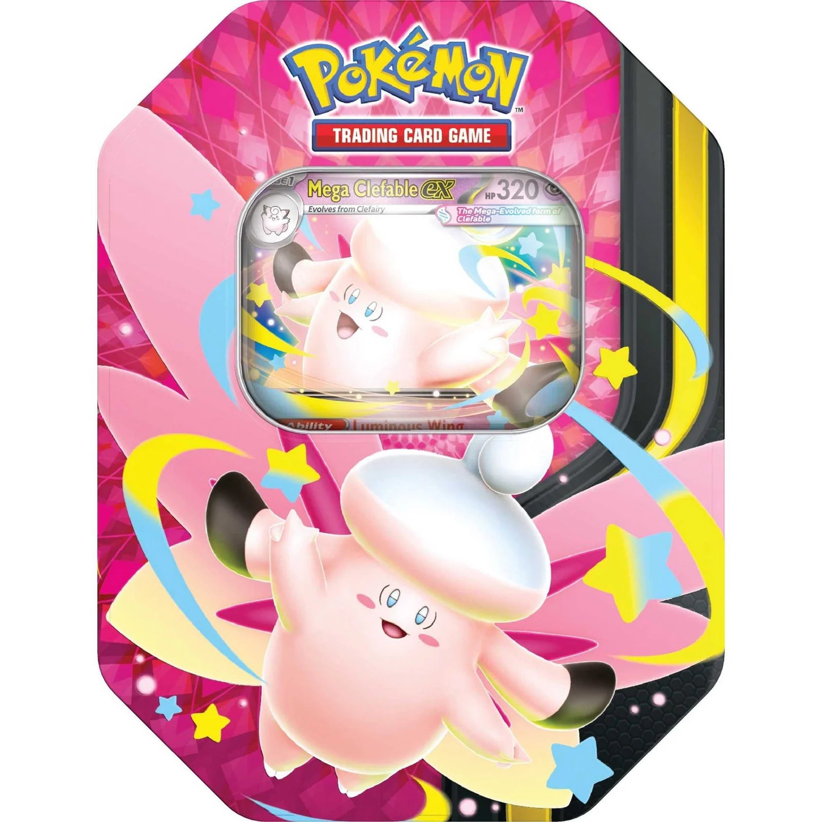 Lata Mega Moonlit de Mega-Clefable ex de JCC Pokémon