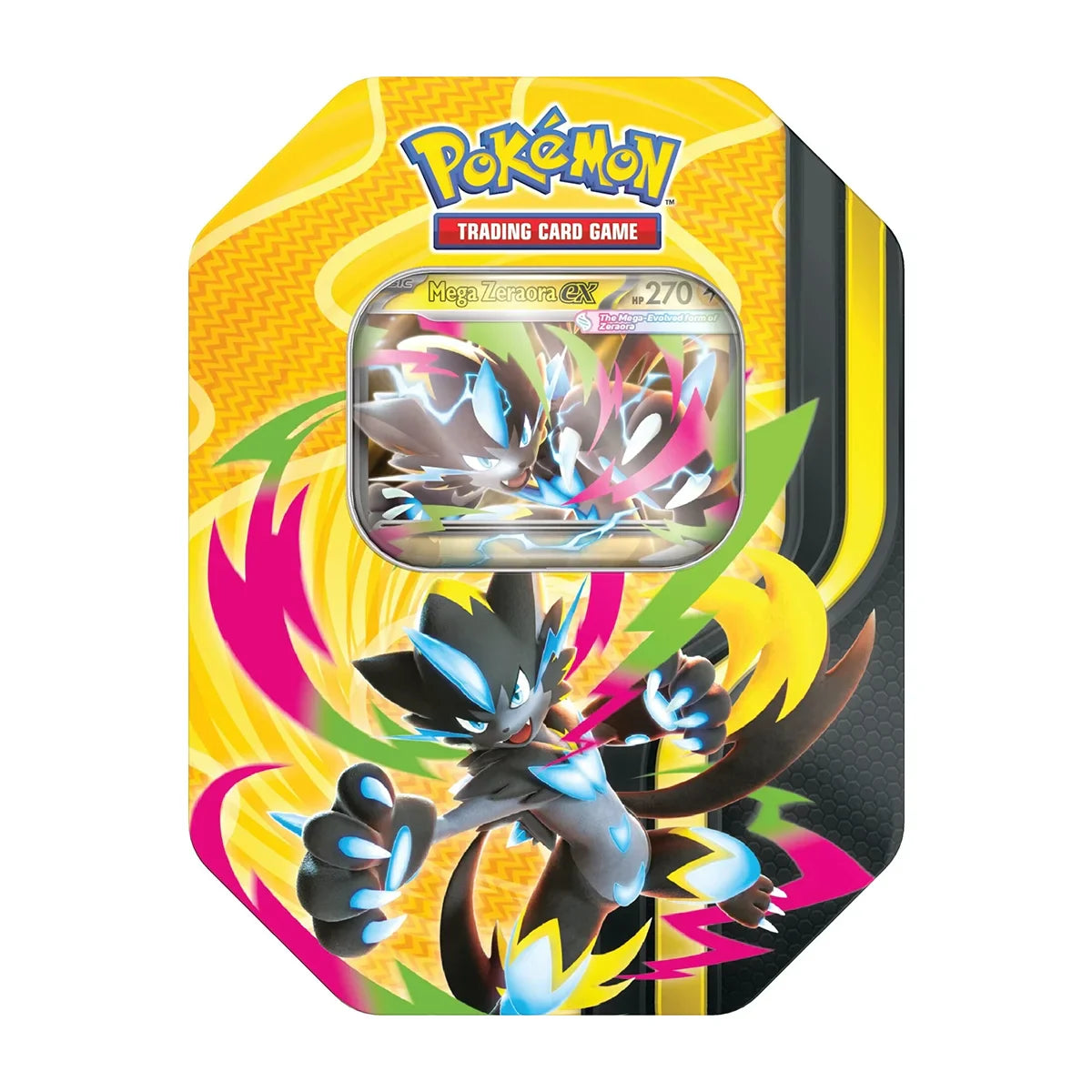 Lata Megafuerzas de Mega-Zeraora ex de JCC Pokémon