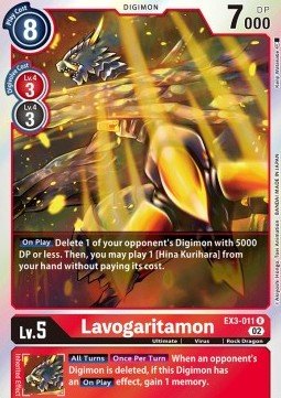 Lavogaritamon (EX3 - 011)⁣ - Draconic Roar⁣ (Rare)⁣ [011] - El Duelista