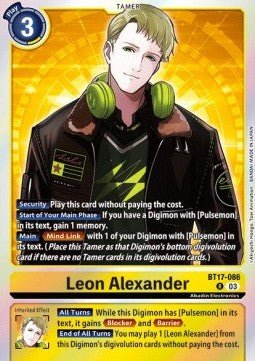 Leon Alexander (BT17 - 086) (V.1)⁣ - Secret Crisis⁣ (Rare)⁣ [086] - El Duelista