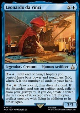 Leonardo da Vinci - Universes Beyond: Assassin's Creed (Mythic) [ACR - 20] - El Duelista