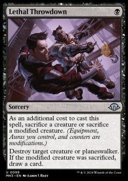 Lethal Throwdown⁣ - Modern Horizons 3⁣ (Uncommon)⁣ [99] - El Duelista
