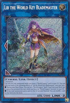 Lib the World Key Blademaster⁣ - Battles of Legend: Monster Mayhem⁣ (Secret Rare)⁣ [159] - El Duelista