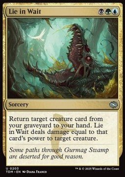 Lie in Wait⁣ - Tarkir: Dragonstorm⁣ (Uncommon)⁣ [203] - El Duelista