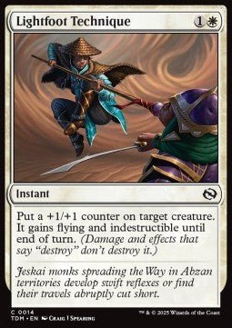 Lightfoot Technique⁣ - Tarkir: Dragonstorm⁣ (Common)⁣ [14] - El Duelista