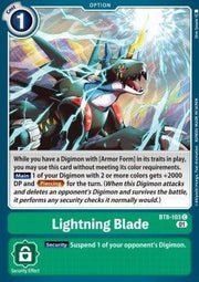 Lightning Blade (BT8 - 103)⁣ - New Awakening⁣ (Common)⁣ [103] - El Duelista