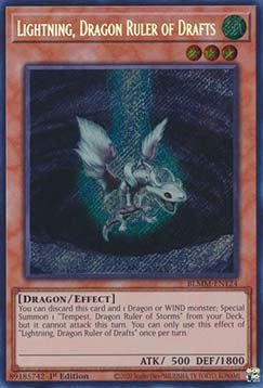 Lightning, Dragon Ruler of Drafts⁣ - Battles of Legend: Monster Mayhem⁣ (Secret Rare)⁣ [124] - El Duelista