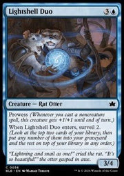 Lightshell Duo⁣ - Bloomburrow⁣ (Common)⁣ [56] - El Duelista