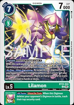 Lilamon (BT23 - 044) - Hackers' Slumber (Common) [BT - 23 - 044] - El Duelista