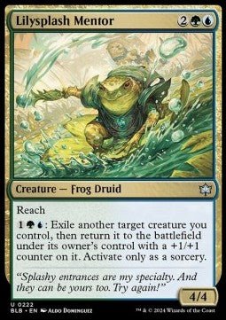 Lilysplash Mentor⁣ - Bloomburrow⁣ (Uncommon)⁣ [222] - El Duelista