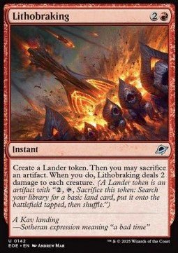 Lithobraking⁣ - Edge of Eternities⁣ (Uncommon)⁣ [142] - El Duelista