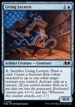 Living Lectern⁣ - Wilds of Eldraine⁣ (Common)⁣ [59] - El Duelista