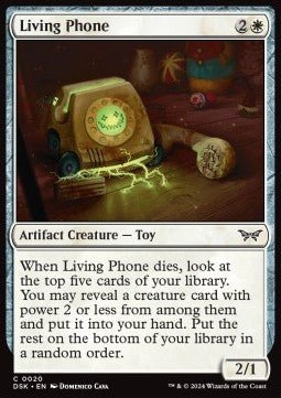Living Phone⁣ - Duskmourn: House of Horror⁣ (Common)⁣ [20] - El Duelista