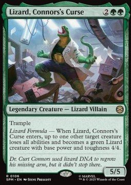Lizard, Connors's Curse - Magic: The Gathering | Marvel's Spider - Man (Rare) [SPM - 106] - El Duelista