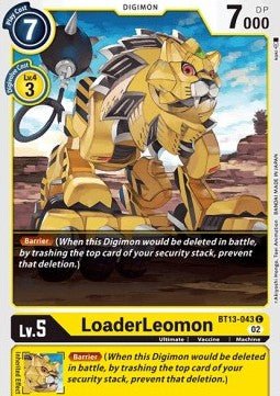 LoaderLeomon (BT13 - 043)⁣ - Versus Royal Knights⁣ (Common)⁣ [043] - El Duelista