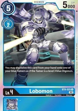 Lobomon (BT4 - 025)⁣ - Resurgence Booster⁣ (Uncommon)⁣ [BT4 - 025] - El Duelista