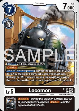 Locomon (BT24 - 063) - Time Stranger (Common) [BT - 24 - 063] - El Duelista
