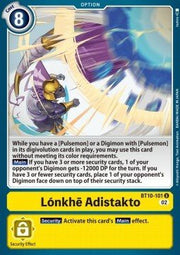 Lónkhē Adistakto (BT10 - 101)⁣ - Xros Encounter⁣ (Uncommon)⁣ [101] - El Duelista