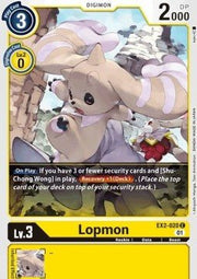 Lopmon (EX2 - 020)⁣ - Digital Hazard⁣ (Common)⁣ [020] - El Duelista