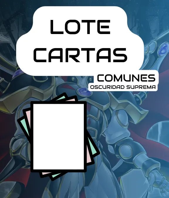 Lote cartas COMUNES Oscuridad Suprema - El Duelista