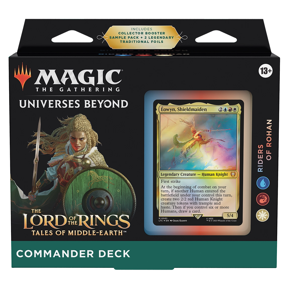 Magic: The Gathering—The Lord of the Rings: Tales of Middle-earth: Riders of Rohan Commander Deck en inglés