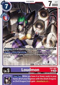 Loudmon (EX7 - 057) (V.1)⁣ - Digimon Liberator⁣ (Uncommon)⁣ [057] - El Duelista