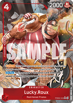 Lucky.Roux (PRB02 - 003) (V.2) - The Best Vol.2 (Alternate Art) [PRB02 - 003] - El Duelista