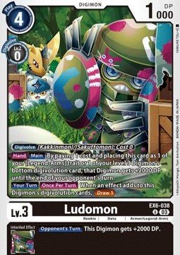 Ludomon (EX6 - 038)⁣ - Infernal Ascension⁣ (Uncommon)⁣ [038] - El Duelista
