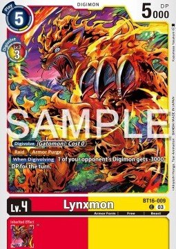 Lynxmon (BT16 - 009)⁣ - Beginning Observer⁣ (Common)⁣ [009] - El Duelista