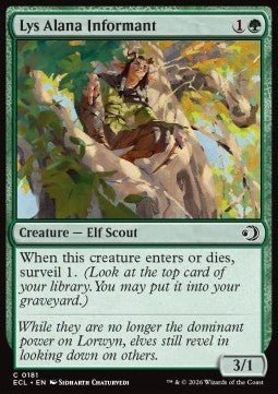 Lys Alana Informant - Lorwyn Eclipsed (Common) [ECL - 181] - El Duelista