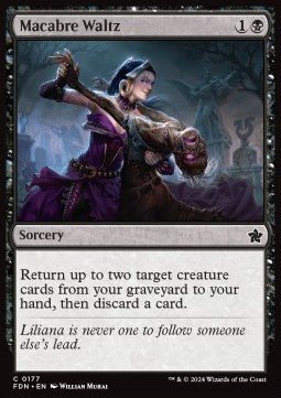 Macabre Waltz⁣ - Magic: The Gathering Foundations⁣ (Common)⁣ [177] - El Duelista