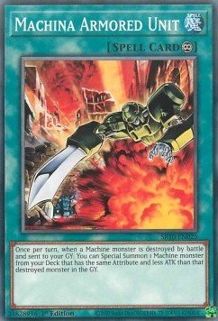 Machina Armored Unit - Structure Deck: Mechanized Madness (Common) [SR10 - 025] - El Duelista