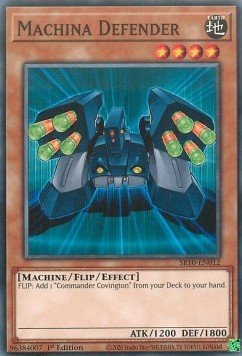 Machina Defender - Structure Deck: Mechanized Madness (Common) [SR10 - 012] - El Duelista