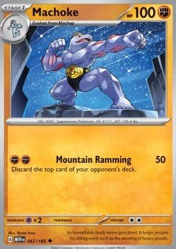 Machoke⁣ - 151⁣ (Uncommon)⁣ [067] - El Duelista