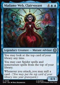 Madame Web, Clairvoyant - Magic: The Gathering | Marvel's Spider - Man (Uncommon) [SPM - 36] - El Duelista
