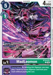 MadLeomon (BT16 - 071)⁣ - Beginning Observer⁣ (Common)⁣ [071] - El Duelista