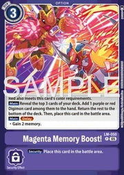 Magenta Memory Boost! (LM - 050) - Premium Bandai Products (Promo) [PB - XX - LM - 050] - El Duelista