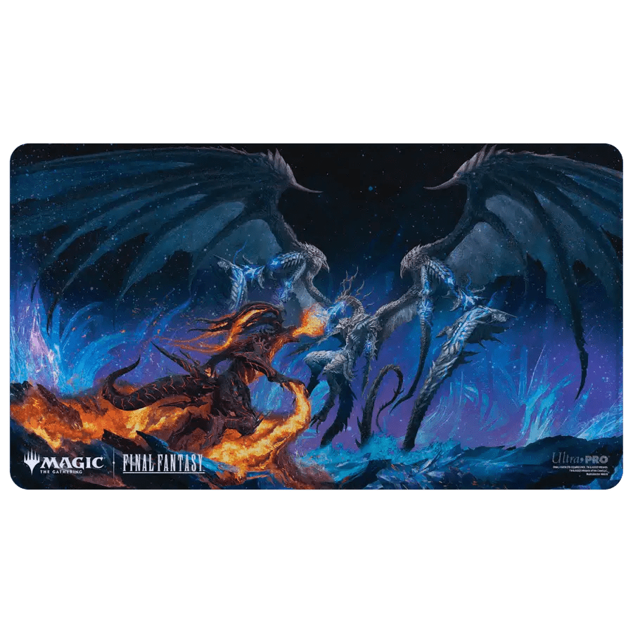 Magic: The Gathering - FINAL FANTASY: "Bahamut and Ifrit" Holofoil Playmat - El Duelista