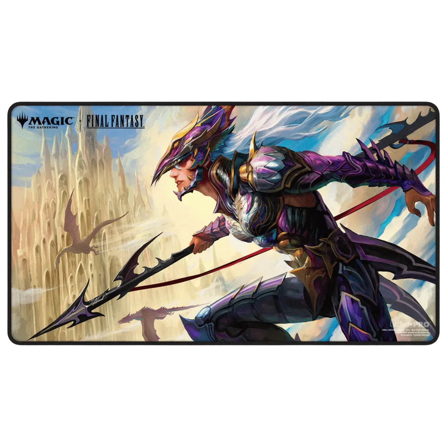 Magic: The Gathering - FINAL FANTASY: "Kain, Traitorous Dragoon" Stitched Playmat⁣ - El Duelista